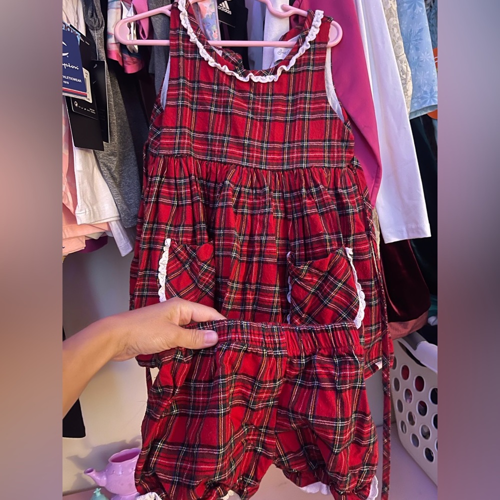 Sweet Honey Clothing plaid set